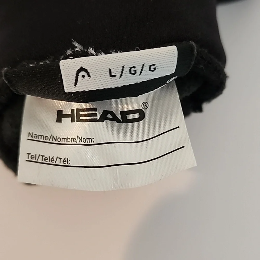 Head Sensatec Black Gloves with Neon Logo